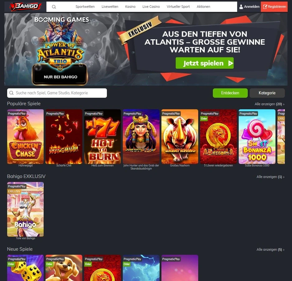 Überblick und Einstieg ins Bahigo